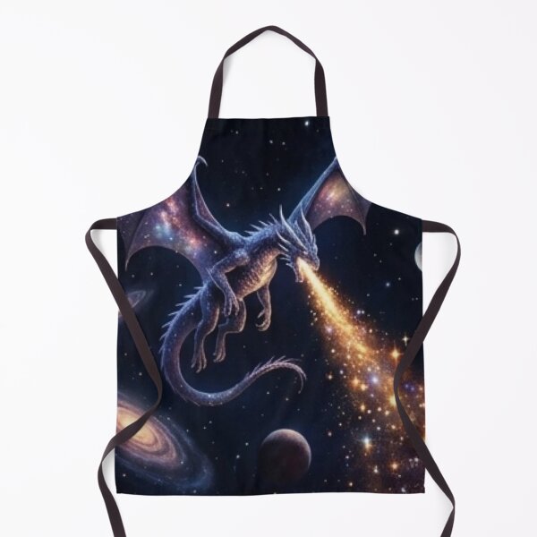 Item preview, Celestial Galaxy Dragon: Breathing Stardust in Deep Space designed and sold by ARYAM..