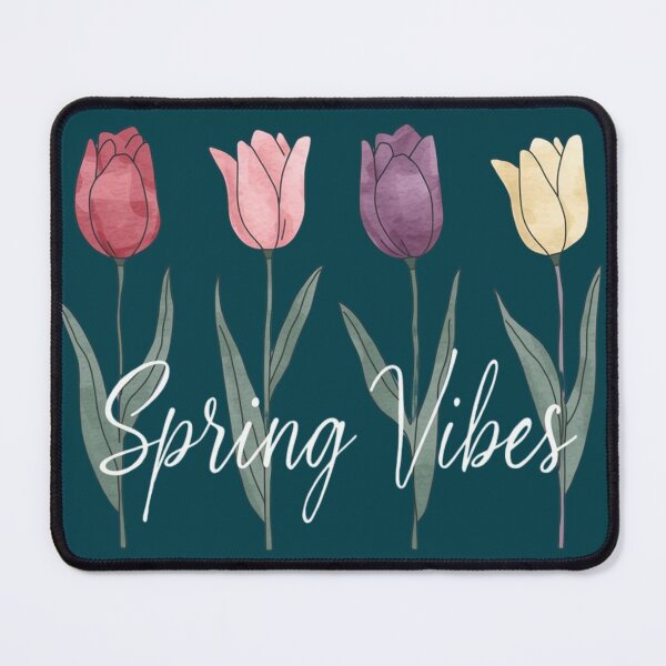 Item preview, Spring Vibes Watercolor Tulip Bouquet Script designed and sold by PACS0011.