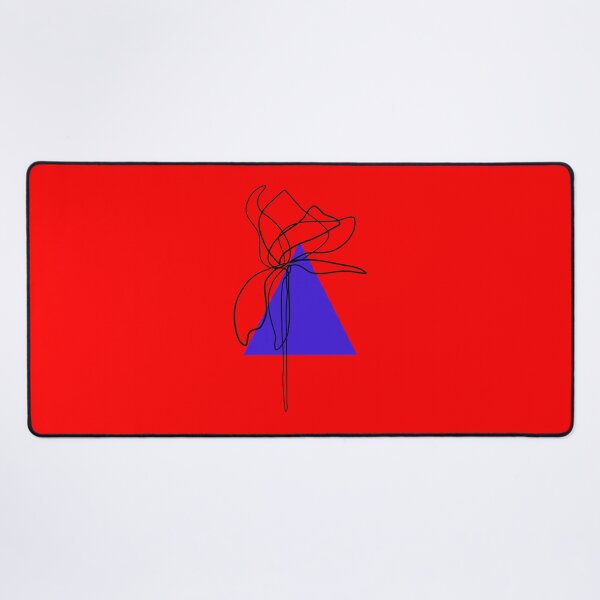 Item preview, single-line flower and triangle designed and sold by elife.ds.