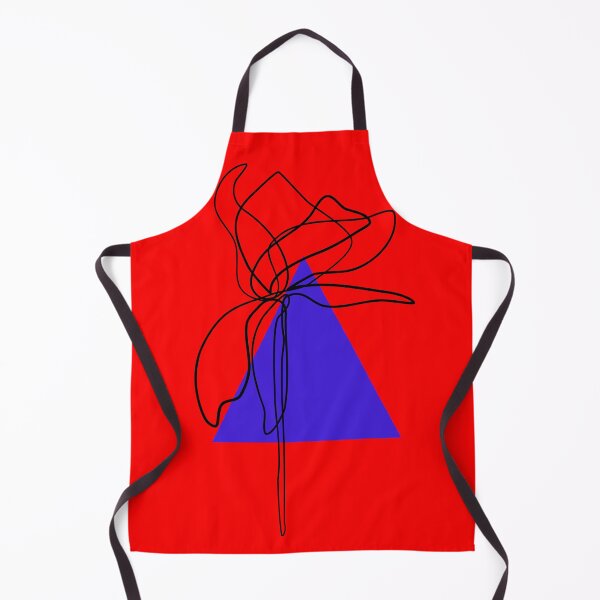 Item preview, single-line flower and triangle designed and sold by elife.ds.