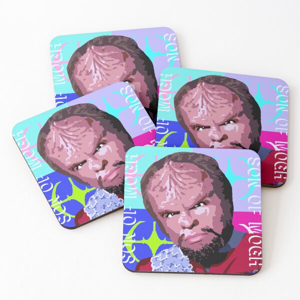 Item preview, Son of Mogh DS9 Pop art quad designed and sold by Lost Waters of Enceladus.