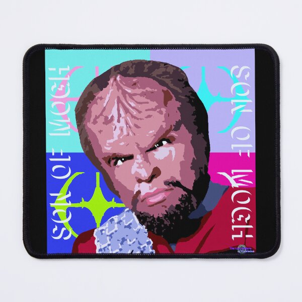 Item preview, Son of Mogh DS9 Pop art quad designed and sold by Lost Waters of Enceladus.