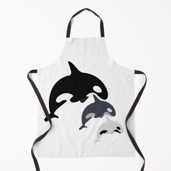 Item preview, three orca whales of different sizes in black and white. designed and sold by geekmania48.