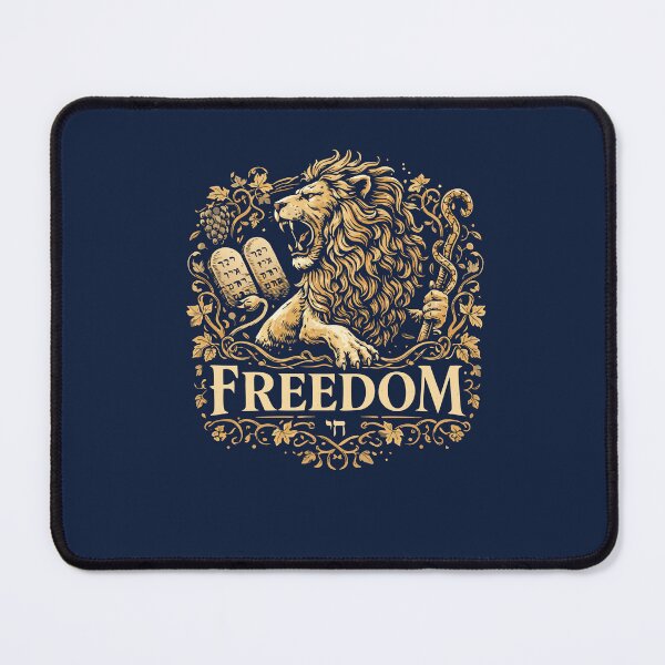 Item preview, Freedom Biblical Lion Vintage Illustration designed and sold by Thank-HaShem.