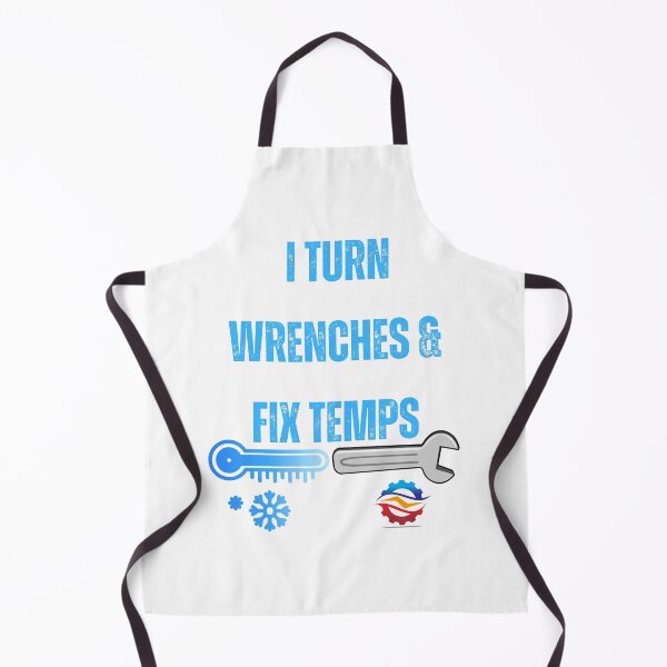 Item preview, HVAC Technician Shirt – I Turn Wrenches & Fix Temps Funny HVAC Tech Design | Heating Cooling Mechanic Gift designed and sold by Anasalseady.