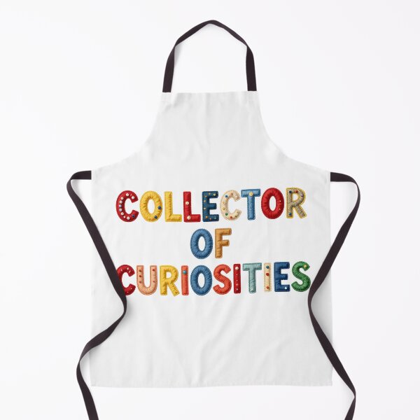 Item preview, COLLECTOR OF CURIOSITIES - IN FAUX LETTERING designed and sold by AlexOBrienArt.