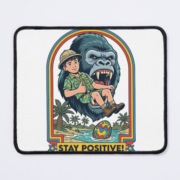 Item preview, Stay Positive Jungle Trek designed and sold by aivibesfunny.