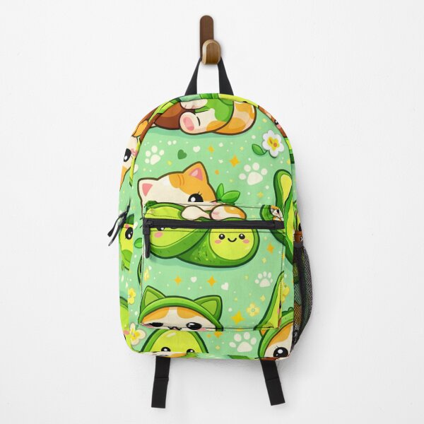 Item preview, Kawaii Avocado Cats Pattern designed and sold by aminz4.