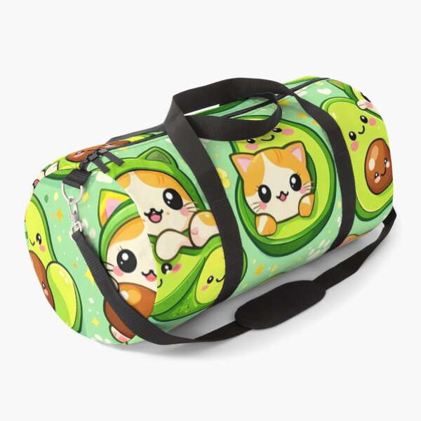 Item preview, Kawaii Avocado Cats Pattern designed and sold by aminz4.