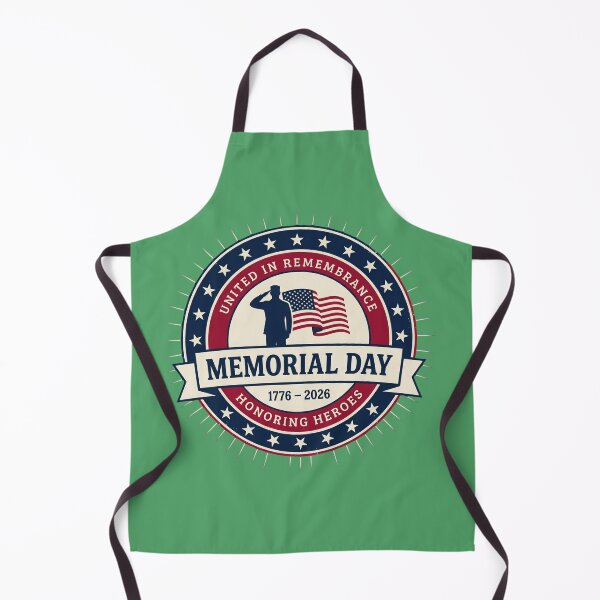 Item preview, Memorial Day 1776-2026 United in Remembrance Soldier Salute designed and sold by InkWeaveShop.