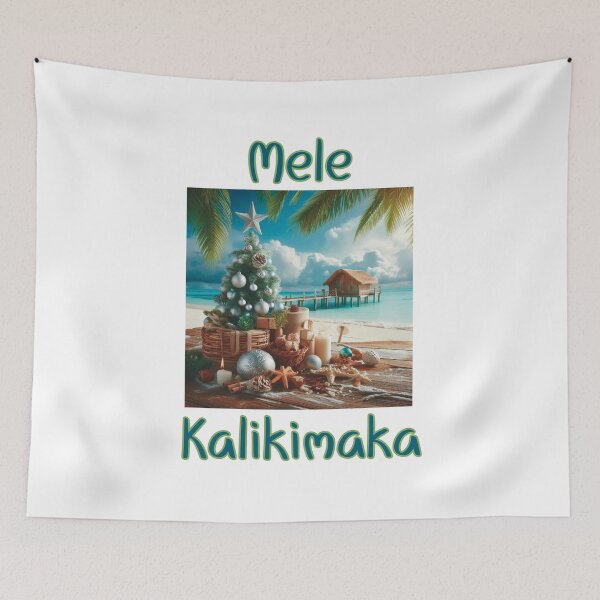 Item preview, Mele Kalikimaka – tropical beach designed and sold by Miscelenious.