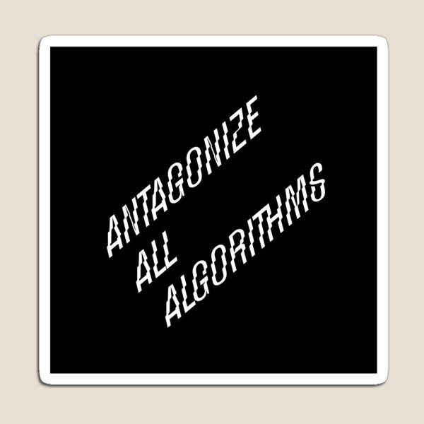 Artikelvorschau, Alle Algorithmen angreifen – Weiß auf Schwarz entworfen und verkauft von AndrewACaldwell.