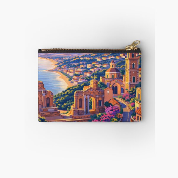 Item preview, Taormina Sicily Travel Poster designed and sold by MatthewHeights.
