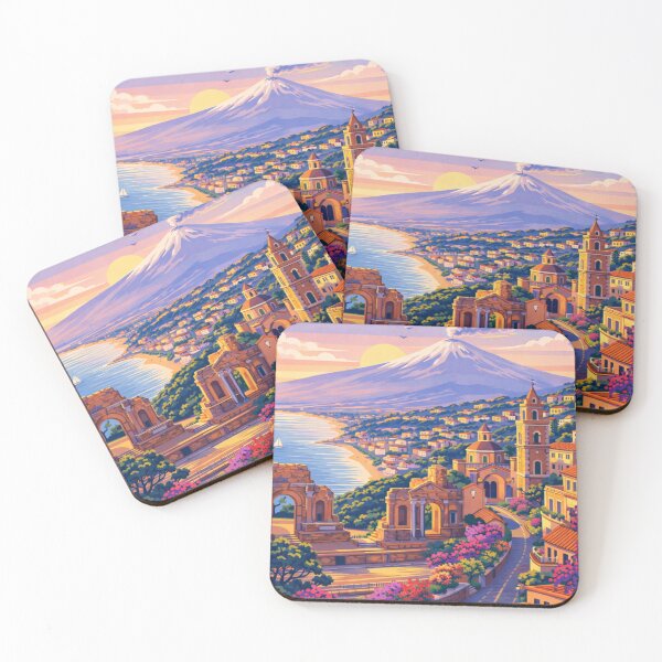 Item preview, Taormina Sicily Travel Poster designed and sold by MatthewHeights.