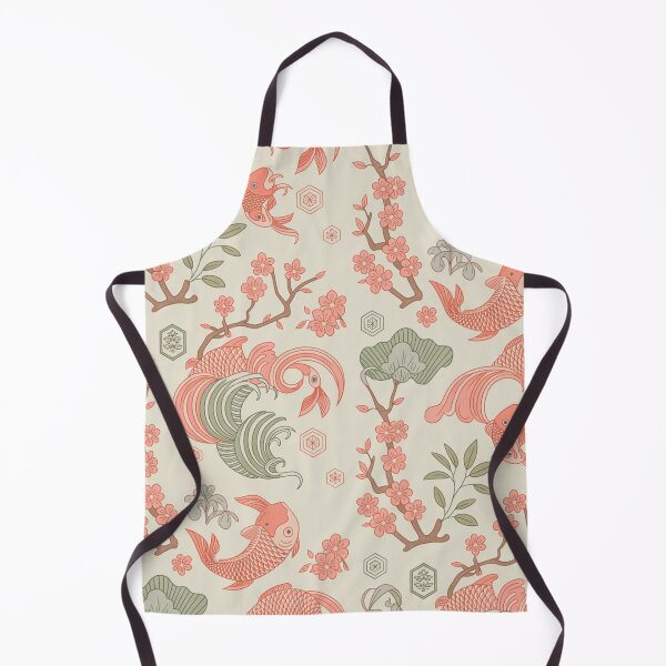 Item preview, Japanese Koi Fish Seamless Pattern – Cherry Blossoms & Sakura designed and sold by Midnight Veil Designs.
