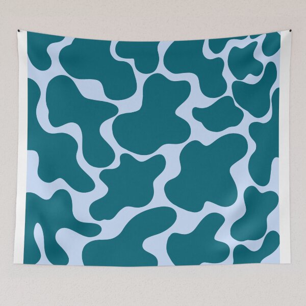 Item preview, Blue Biomorphic Abstract art  designed and sold by Pattern Pie.