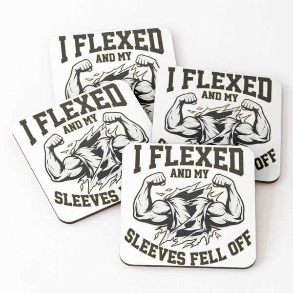 Item preview, I Flexed and My Sleeves Fell Off designed and sold by Old Man Athletics.