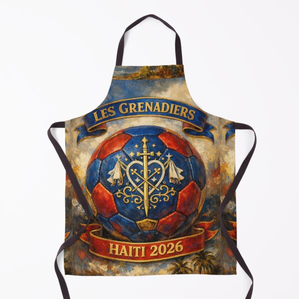 Item preview, Les Grenadiers Haiti Football Cross Art | World Cup 2026 | Haitian Soccer Pride Gift designed and sold by BrickByDream.