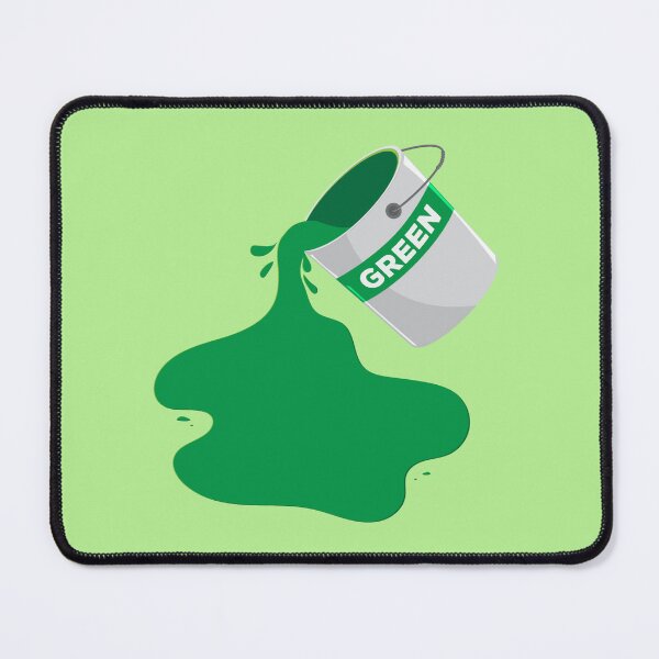 Item preview, Modern Green Paint Bucket Spill - Creative Artist Aesthetic designed and sold by SolutionsArt.