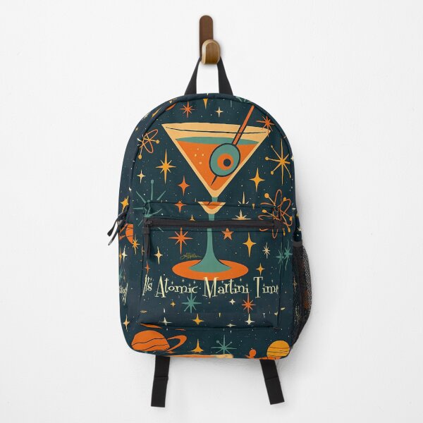 Item preview, Retro Futuristic Its Atomic Martini Time designed and sold by Lee Hiller Designs.