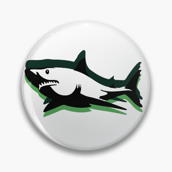Item preview, minimalist white shark design designed and sold by geekmania48.