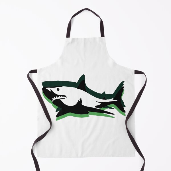 Aperçu de l'œuvre design minimaliste de requin blanc créée et vendue par geekmania48.