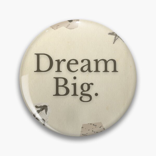 Item preview, Dream Big Vintage Aesthetic Collage Design Minimal Inspirational Quote - Nursery, Scrapbook designed and sold by omwvisual.