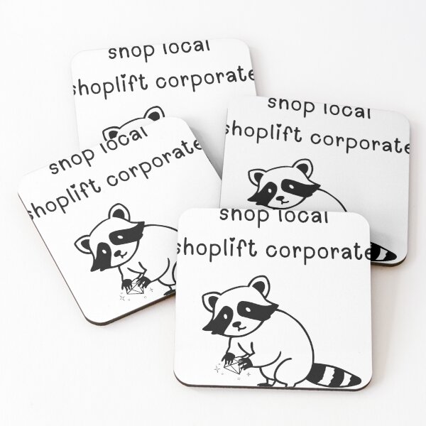 Item preview, Shop Local. Shoplift Corporate  designed and sold by Potpourri Collective.