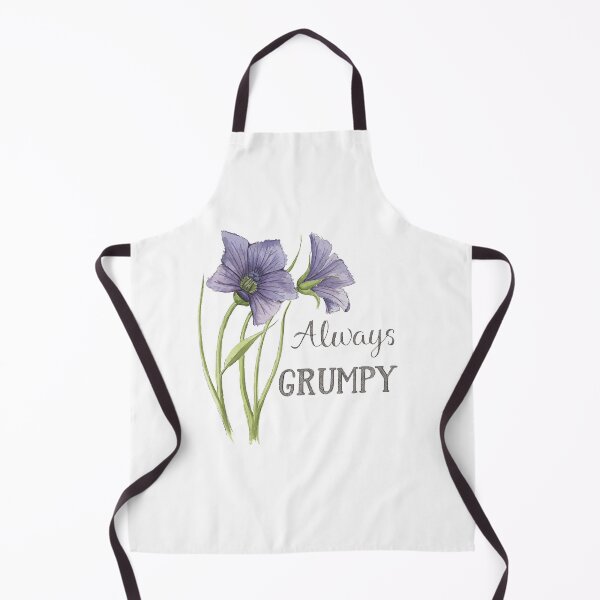 Item preview, Always Grumpy Blue Flowers designed and sold by NaughtyFlorals.