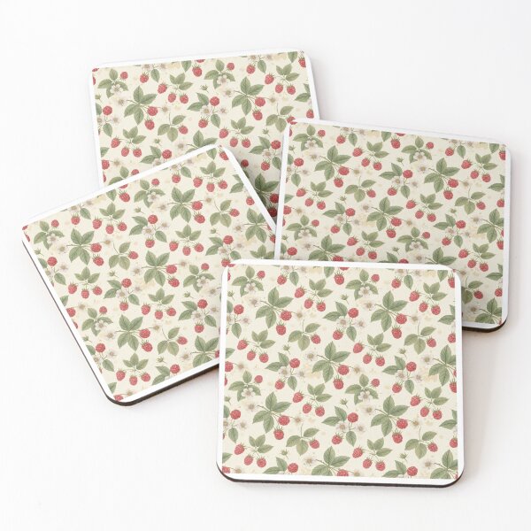 Item preview, Watercolor Red Raspberry Fruit and Blossom  designed and sold by silviaol.