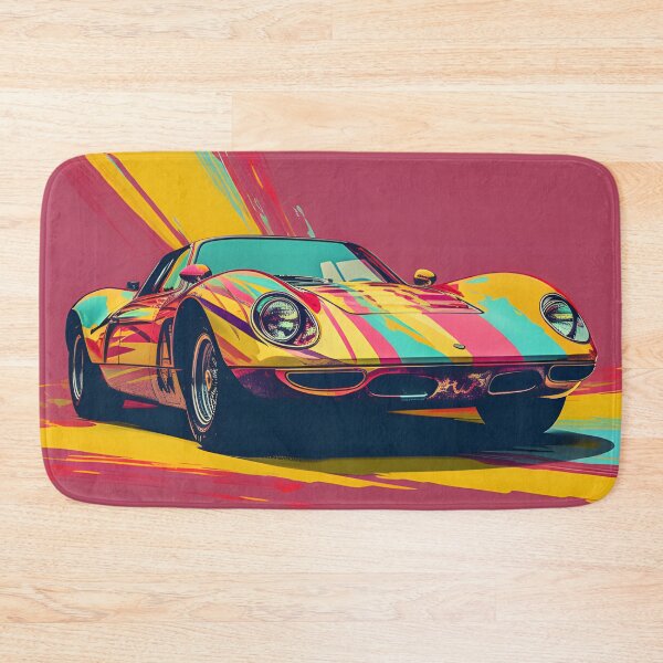 Item preview, Vintage Sports Car Pop Art – Luxury Automotive Art designed and sold by ArtFireGallery.