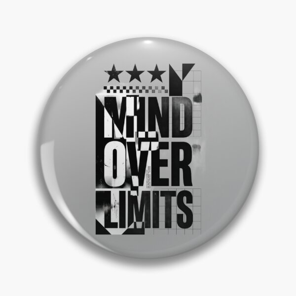 Item preview, Mind Over Limits – Brutalist Bold Mindset Typography Tee designed and sold by Clintora.