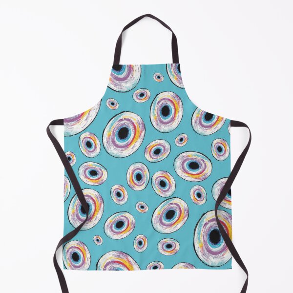 Item preview, SpinArt or Evil Eye or Cosmic Donut Pattern - Aqua designed and sold by Miscelenious.