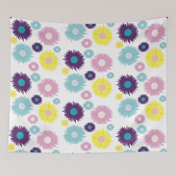 Item preview, VIBRANT BOHO FLOWERS designed and sold by gailmariedesign.