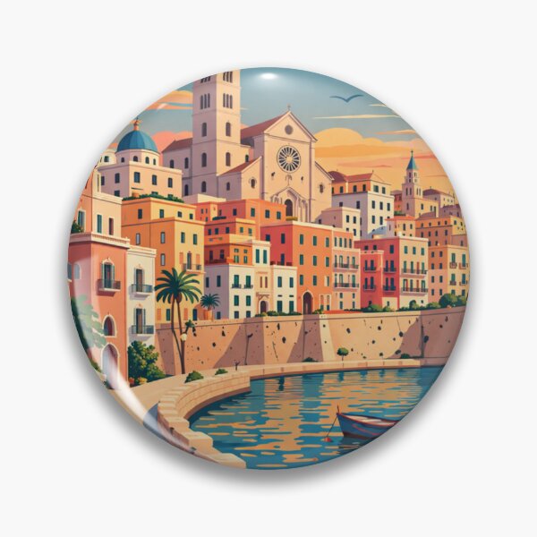 Item preview, Bari Italy Travel Poster designed and sold by MatthewHeights.