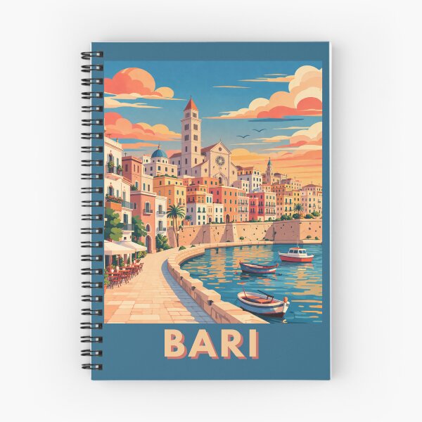 Item preview, Bari Italy Travel Poster designed and sold by MatthewHeights.
