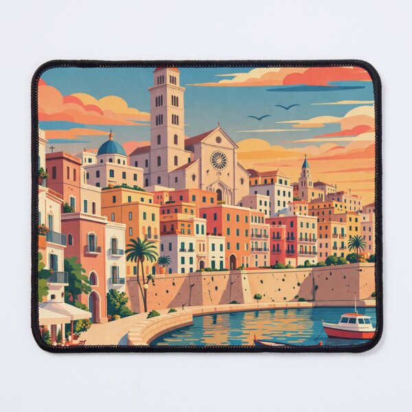 Item preview, Bari Italy Travel Poster designed and sold by MatthewHeights.