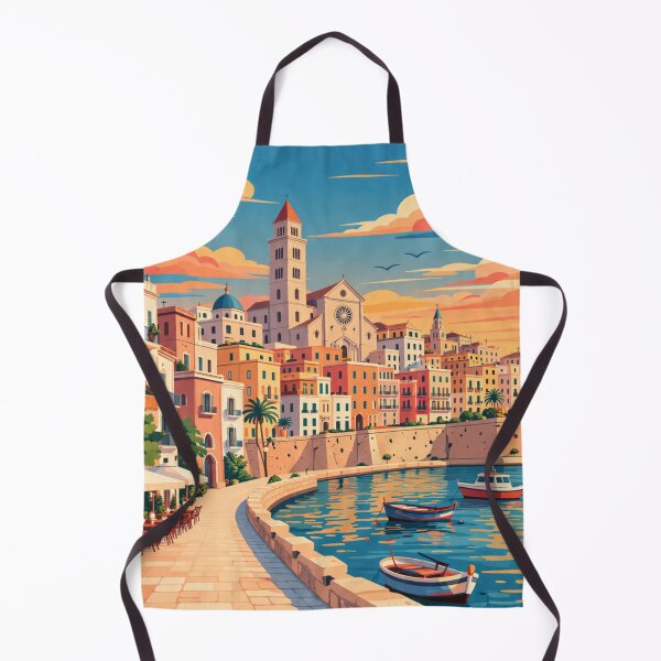 Item preview, Bari Italy Travel Poster designed and sold by MatthewHeights.