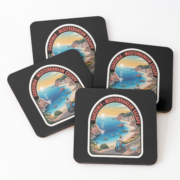 Item preview, Sardinia Italy Timeless Escape Coastal Travel Tee designed and sold by stickercuffs.