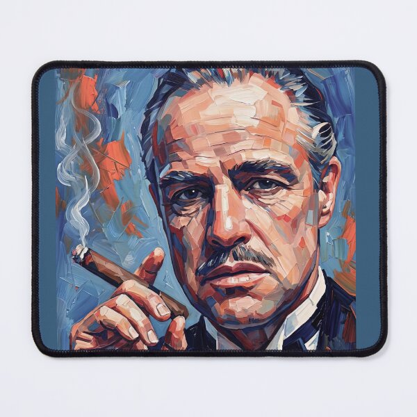 Item preview, Portrait Painting of Marlon Brando in The Godfather designed and sold by davidelder.