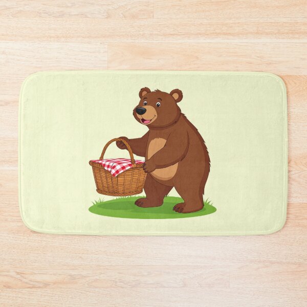 Item preview, Bear With A Picnic Basket designed and sold by BeachBreezyVA.