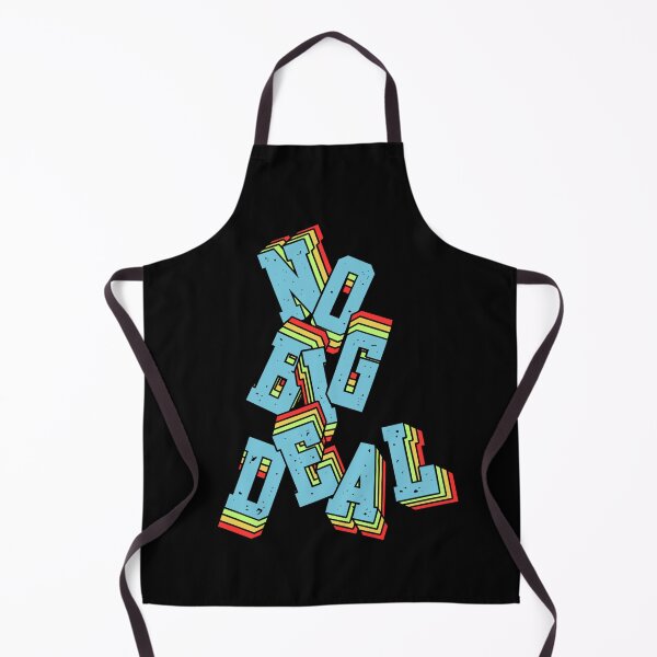 Item preview, No Big Deal – Chaotic Blue Vintage Typography designed and sold by UUniqueIImprint.