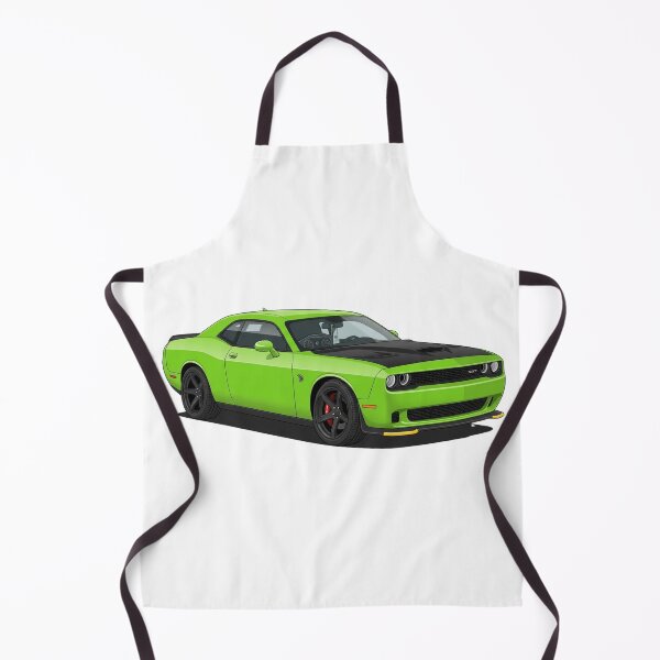 Item preview, Green Muscle Car Front Right View Vector Art designed and sold by NikksGarage.
