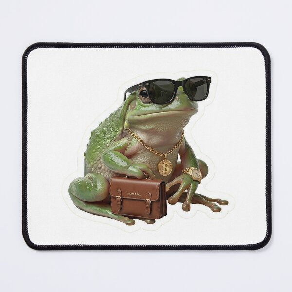 Item preview, Boss Frog Mindset - Funny Finance & Hustle Culture Meme designed and sold by Arts Paradise.