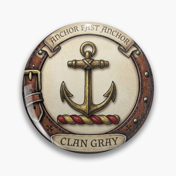 Artikelvorschau, Clan Gray Wappen entworfen und verkauft von BagTown Clans.