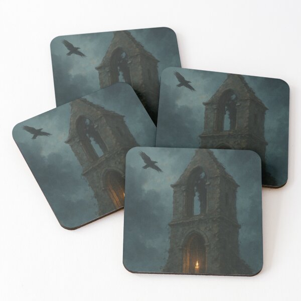 Item preview, Gothic Fantasy Art | Gothic Tower Under Stormy Skies | Medieval Dark Academia Decor designed and sold by yeeted17.