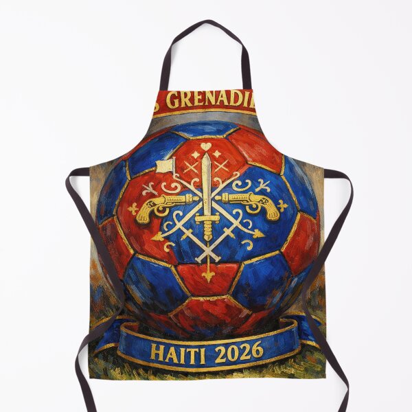 Item preview, Haiti Soccer Warrior Symbol Art | Les Grenadiers World Cup 2026 | Haitian Football Gift designed and sold by BrickByDream.