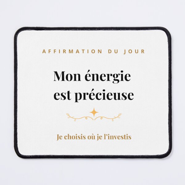 Item preview, Positive Affirmation Poster – My Energy Is Precious – Chic Minimalist Design designed and sold by DIAMVERA.