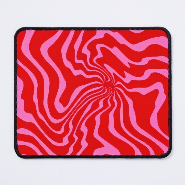 Item preview, Psychedelic Pink and Red Swirl Pattern designed and sold by MaisonMaroMara.