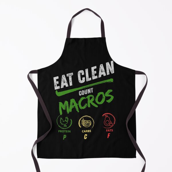 Item preview, Eat Clean Count Macros Great Gifts for Fitness Enthusiasts Who Love Clean Eating designed and sold by ToyStorm.